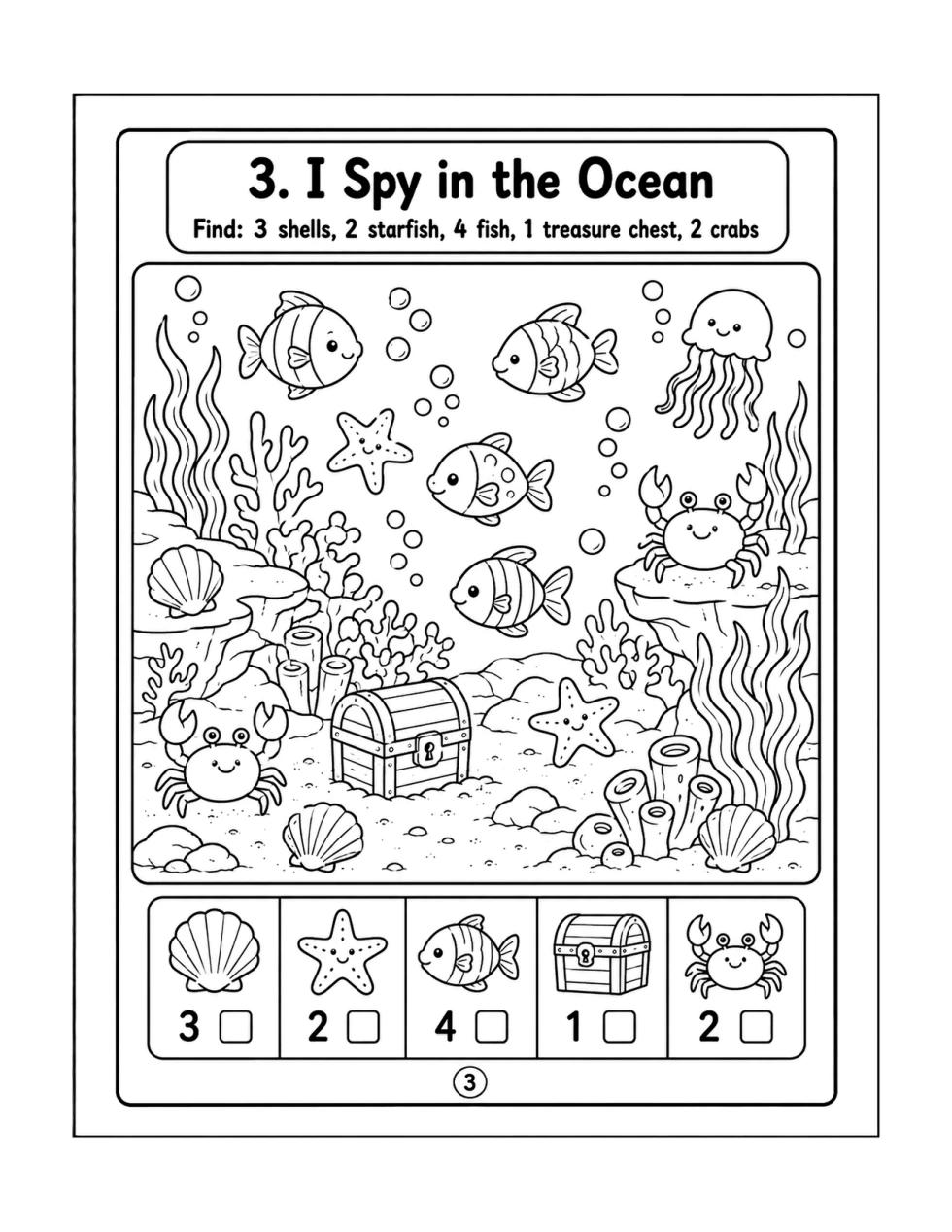 Ocean I Spy sample artwork