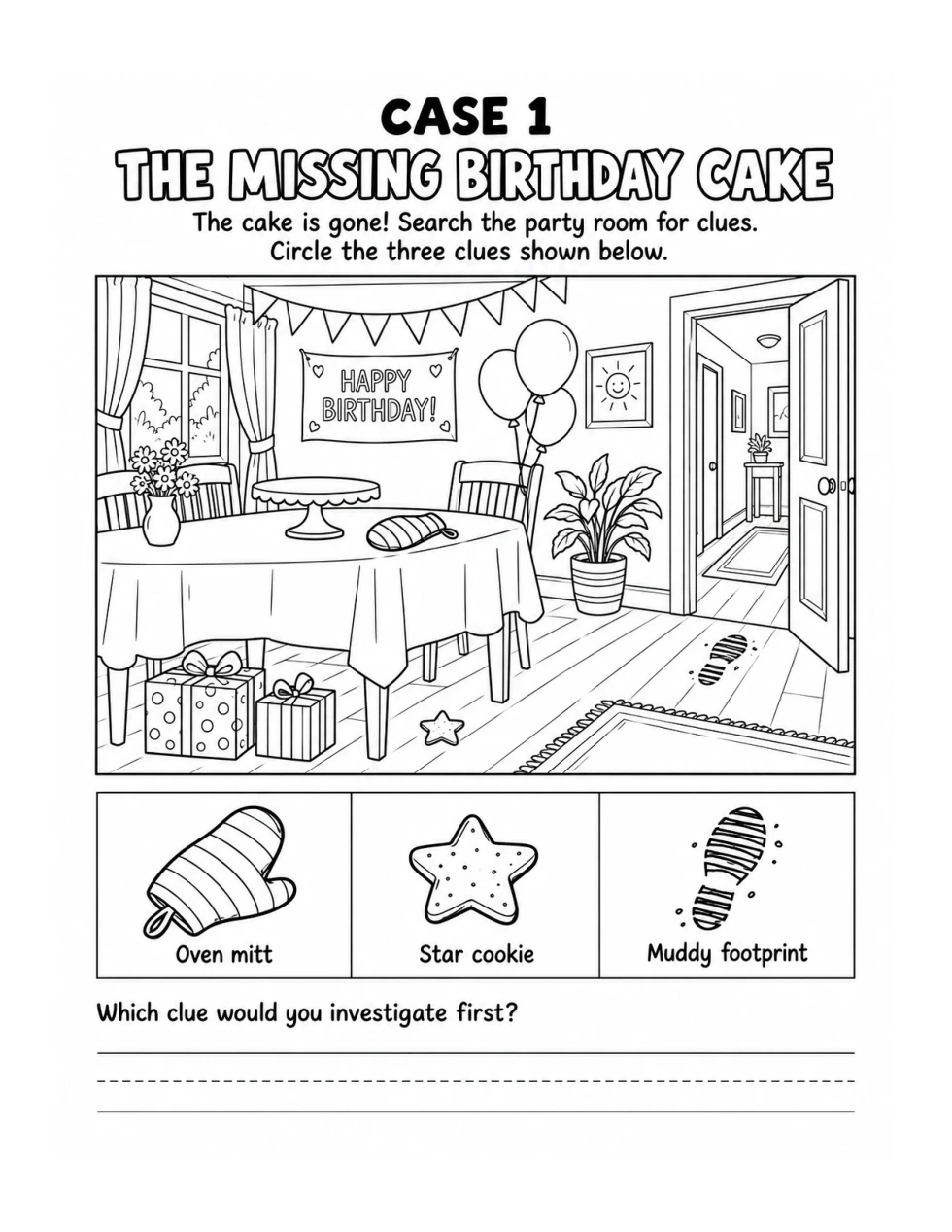 The missing birthday cake